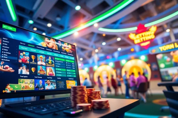 Explore the vibrant online betting environment at stimmgewitter.org with a modern interface and engaging gaming visuals.